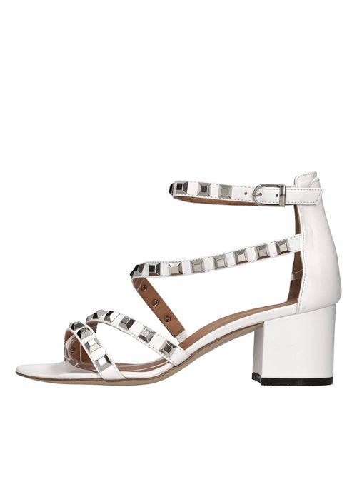 Leather sandals VIA ROMA 15 | 3713 NAPPABIANCO